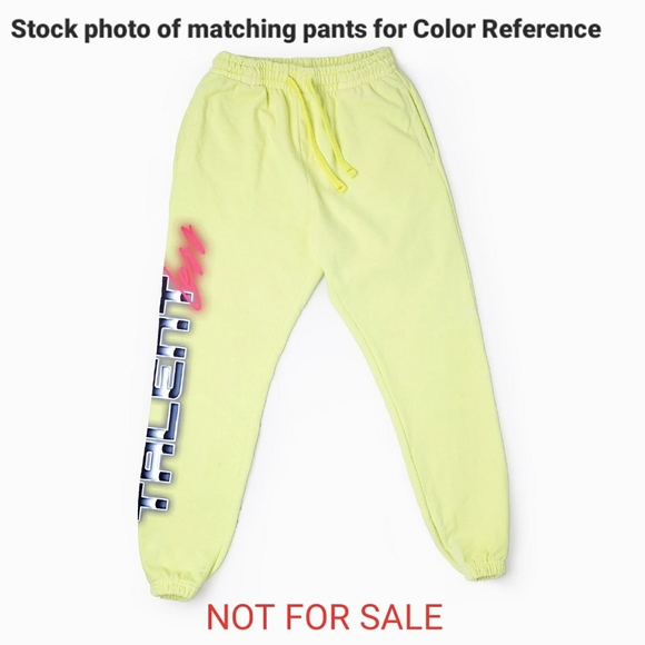 NEON YELLOW TALENTLESS HOODIE - Picture 4 of 4